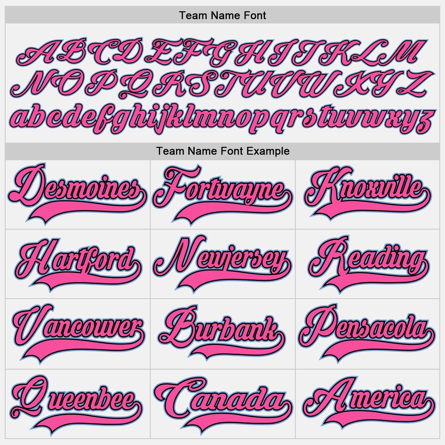 Custom White Light Blue Black-Pink Hockey Jersey - Sky-Custom