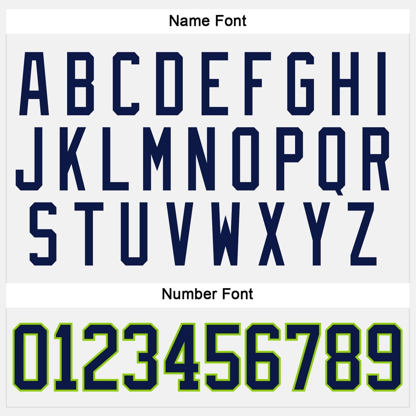 Custom White Navy-Neon Green Hockey Jersey - Sky-Custom