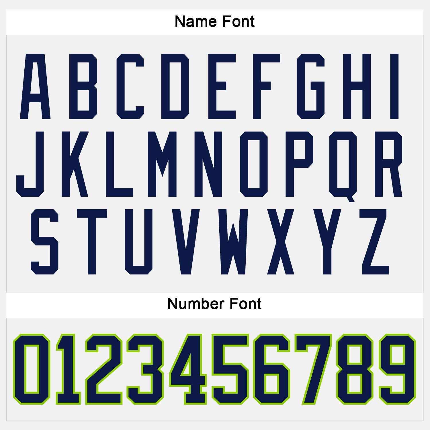 Custom White Navy-Neon Green Hockey Jersey - Sky-Custom