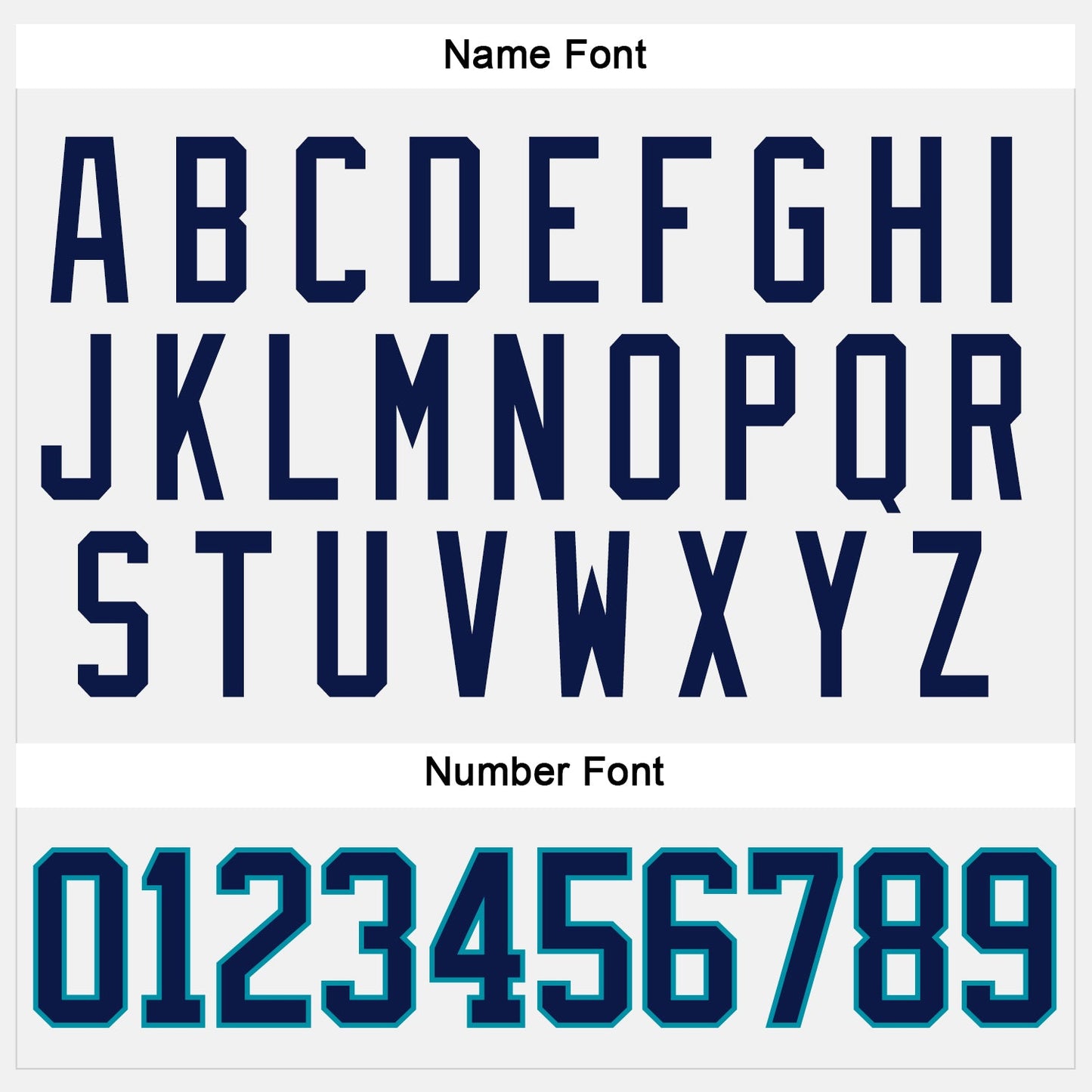 Custom White Navy-Teal Hockey Jersey - Sky-Custom