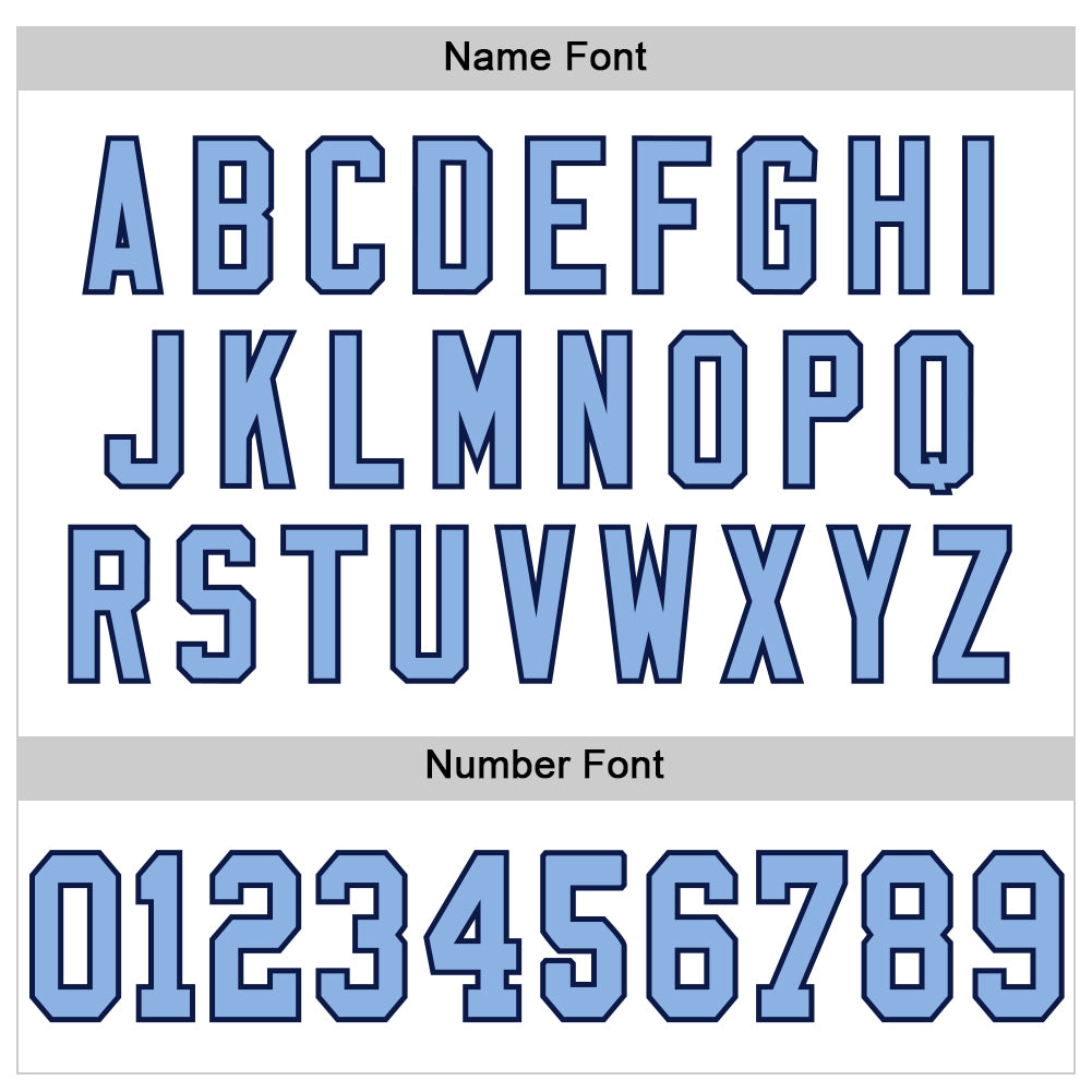 Custom White Light Blue-Navy Mesh Authentic Football Jersey - Sky-Custom