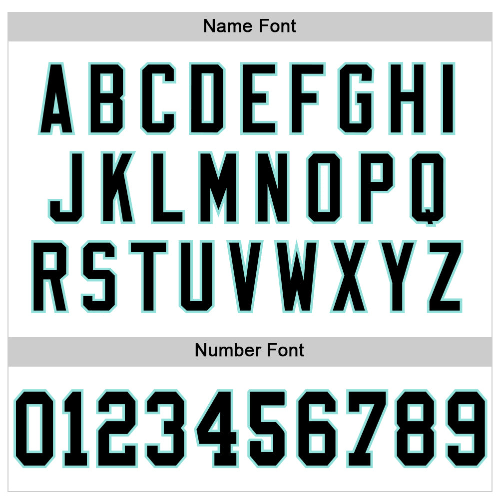 Custom White Black-Ice Blue Mesh Authentic Football Jersey - Sky-Custom