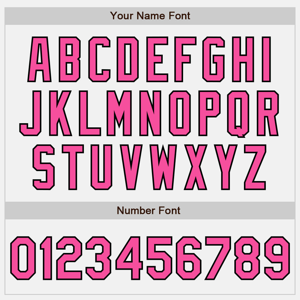 Custom White Pink-Black Authentic Baseball Jersey - Sky-Custom