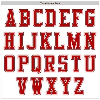 Custom White Red Authentic Baseball Jersey - Sky-Custom