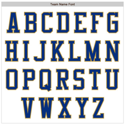 Custom White Old Gold-Royal Authentic Baseball Jersey - Sky-Custom