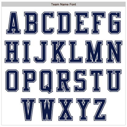 Custom White Navy Authentic Baseball Jersey - Sky-Custom