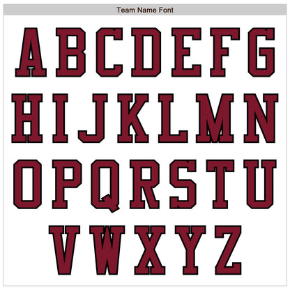 Custom White Crimson-Black Authentic Baseball Jersey - Sky-Custom
