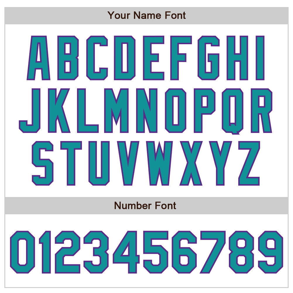 Custom White Teal-Purple Authentic Baseball Jersey - Sky-Custom