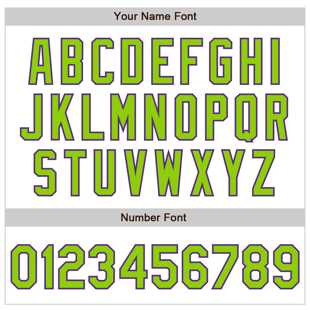 Custom White Neon Green-Purple Authentic Baseball Jersey - Sky-Custom