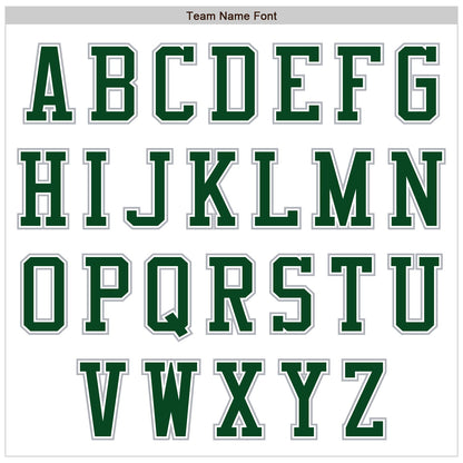 Custom White Green-Gray Authentic Baseball Jersey - Sky-Custom