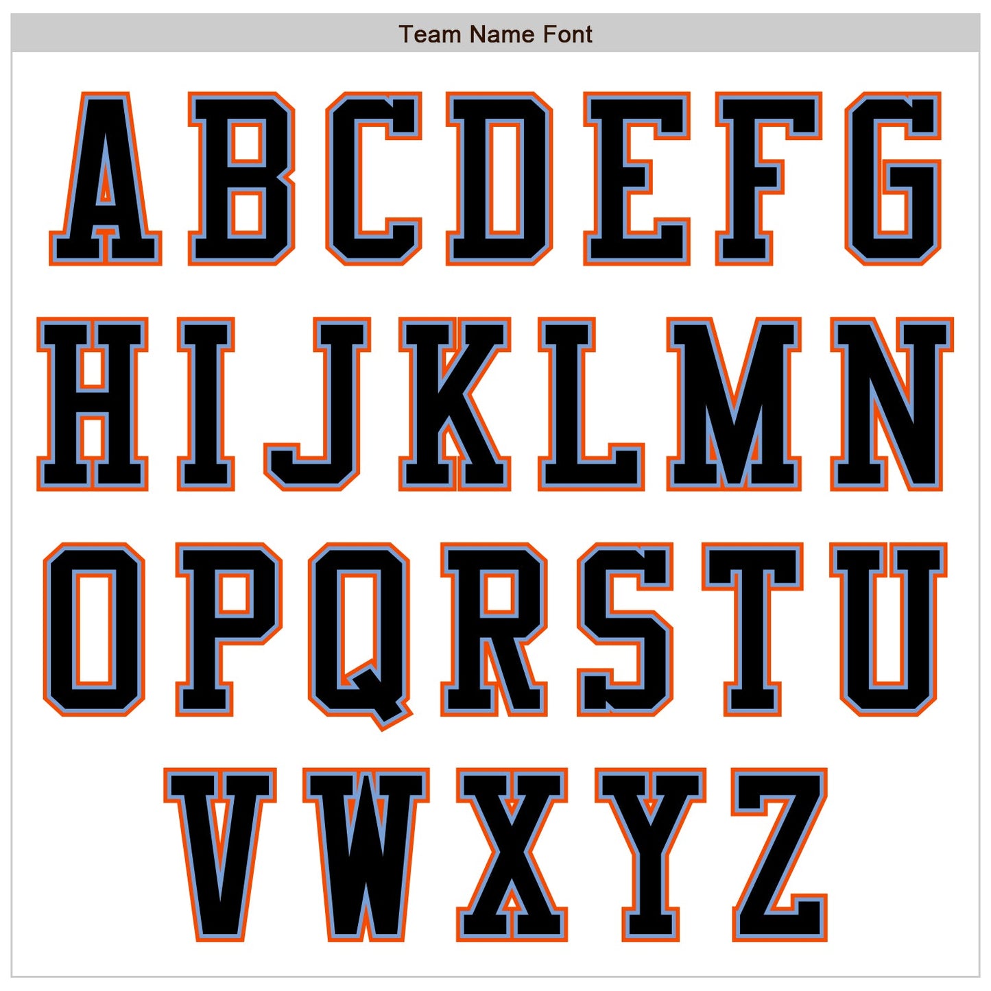Custom White Black Powder Blue-Orange Authentic Baseball Jersey - Sky-Custom