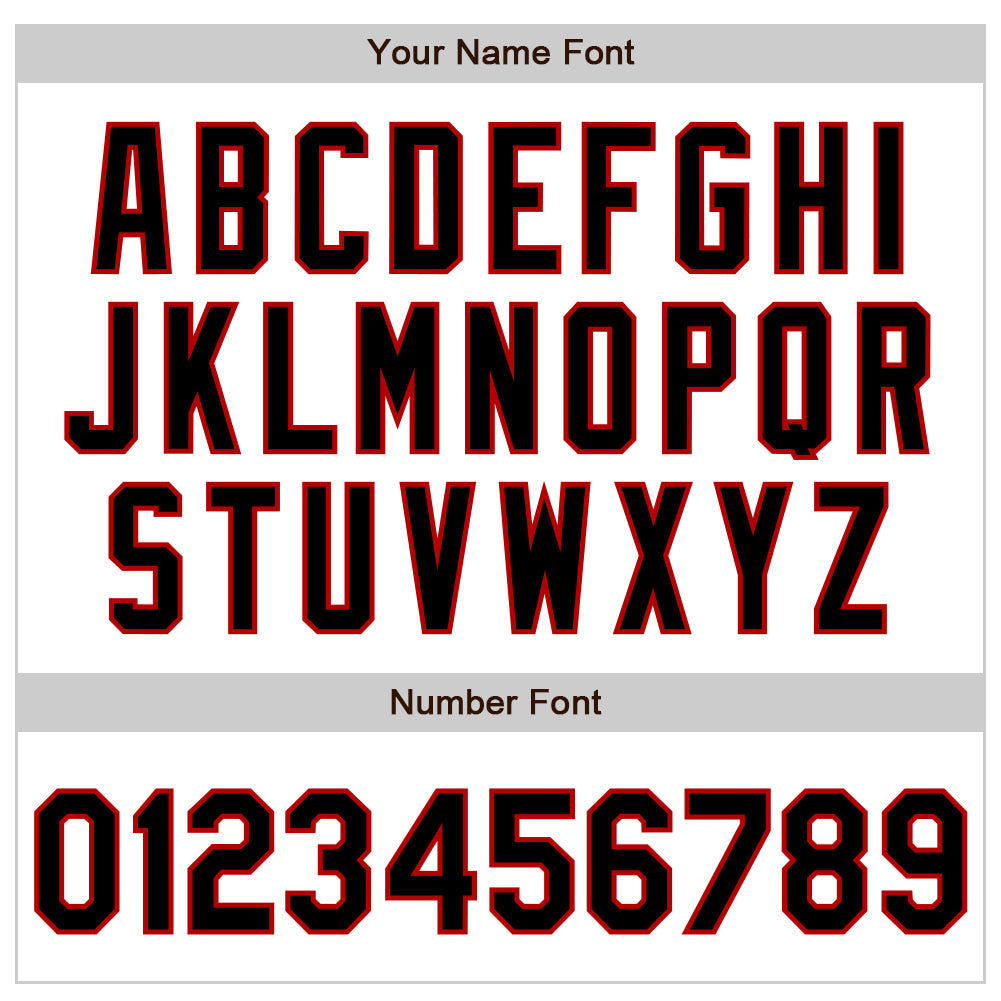 Custom White Black-Red Authentic Baseball Jersey - Sky-Custom
