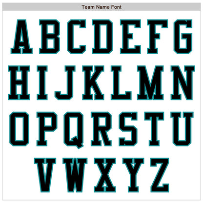 Custom White Black-Teal Authentic Baseball Jersey - Sky-Custom