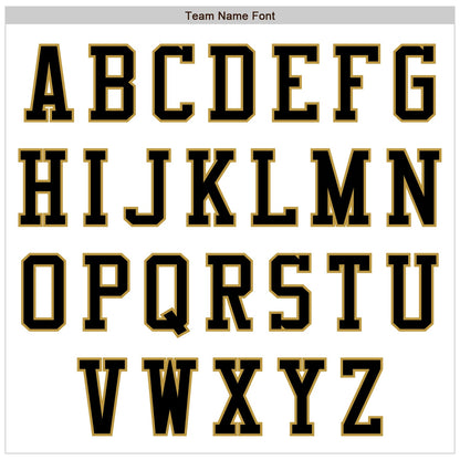 Custom White Black-Old Gold Authentic Baseball Jersey - Sky-Custom