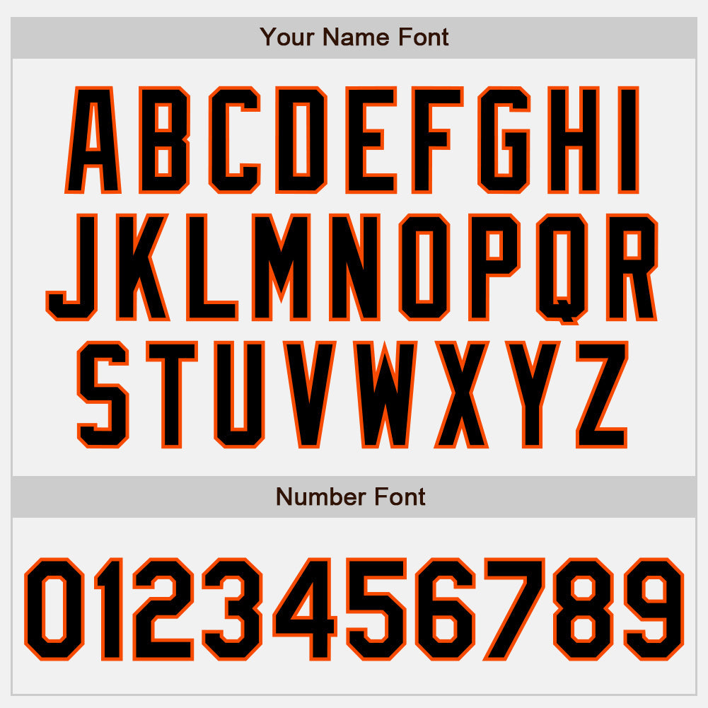 Custom White Black Pinstripe Orange Authentic Baseball Jersey - Sky-Custom