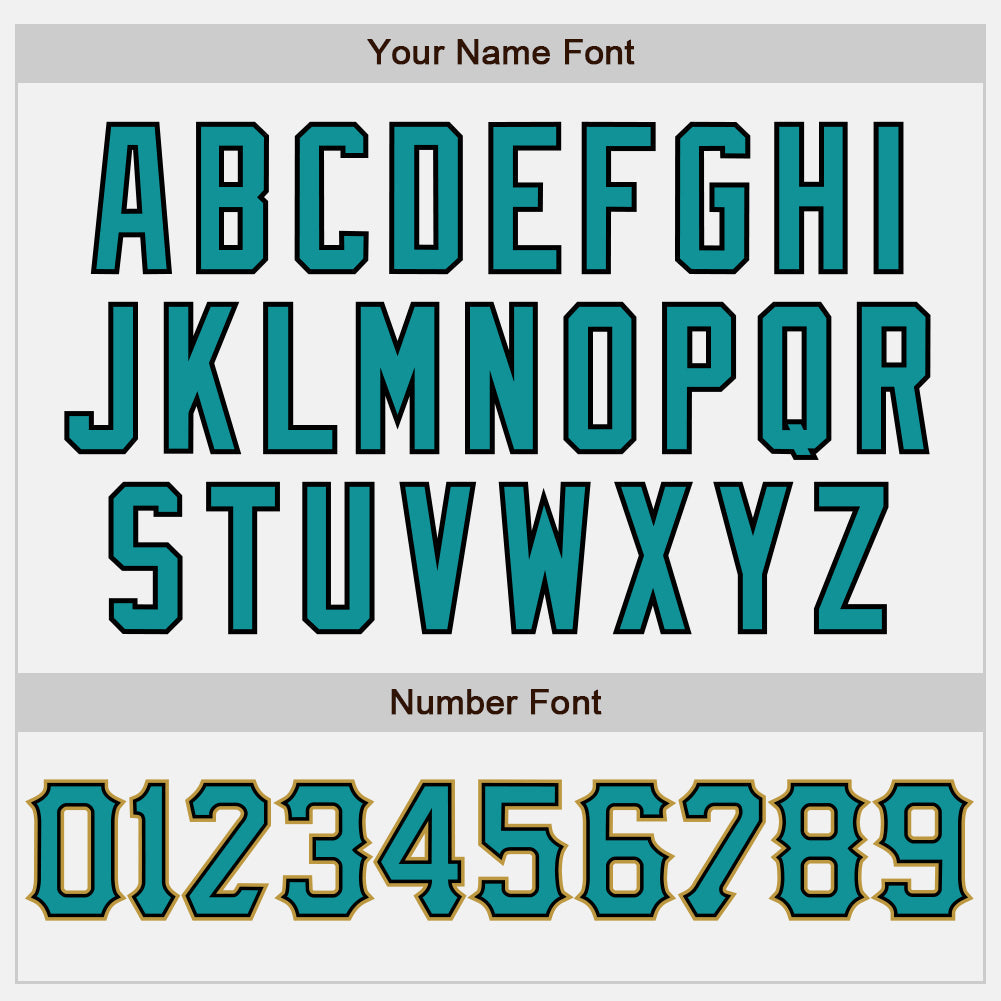 Custom White Teal Black-Old Gold Authentic Baseball Jersey - Sky-Custom