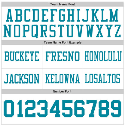 Custom White Teal Mesh Authentic Football Jersey - Sky-Custom