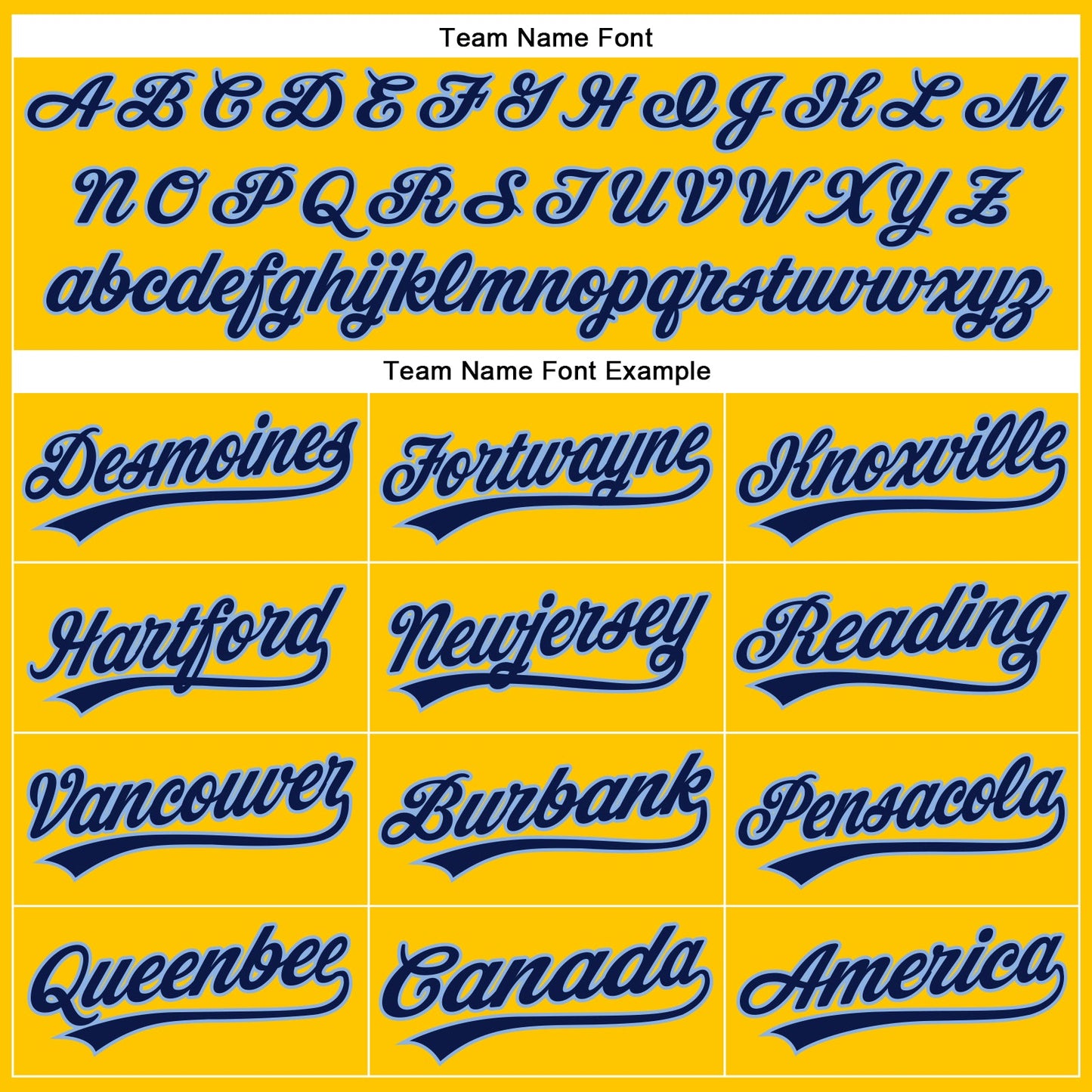 Custom Yellow Navy-Light Blue Authentic Baseball Jersey - Sky-Custom