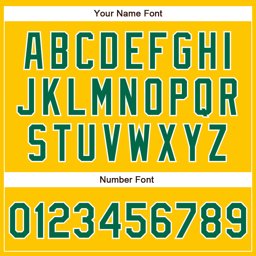 Custom Yellow Kelly Green-White Authentic Baseball Jersey - Sky-Custom