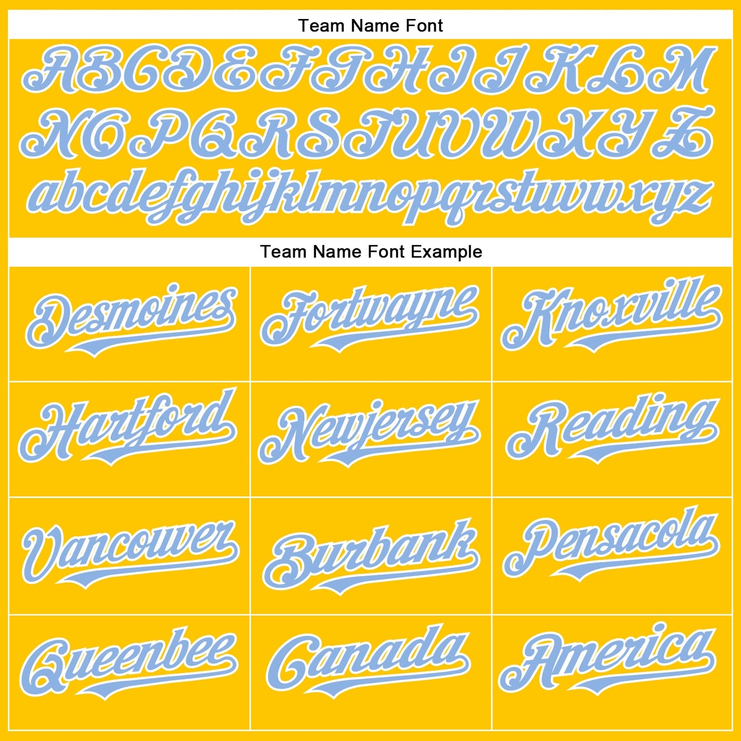 Custom Yellow Light Blue-White Authentic Baseball Jersey - Sky-Custom