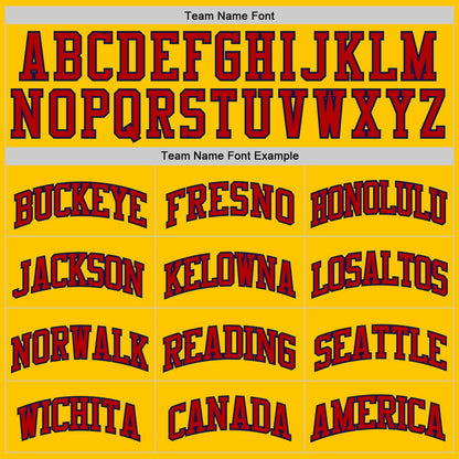 Custom Yellow Red-Navy Authentic Basketball Jersey - Sky-Custom