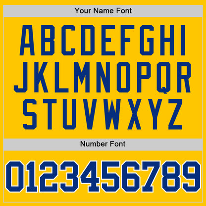 Custom Yellow Royal-White Authentic Basketball Jersey - Sky-Custom