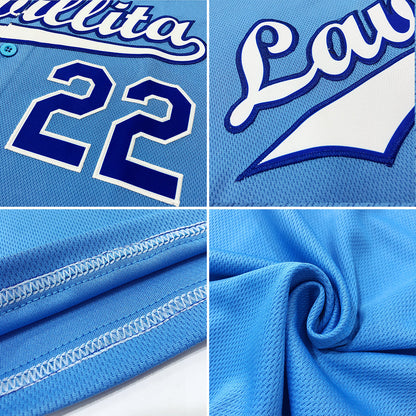Custom Teal Black-Gray Authentic Baseball Jersey - Sky-Custom