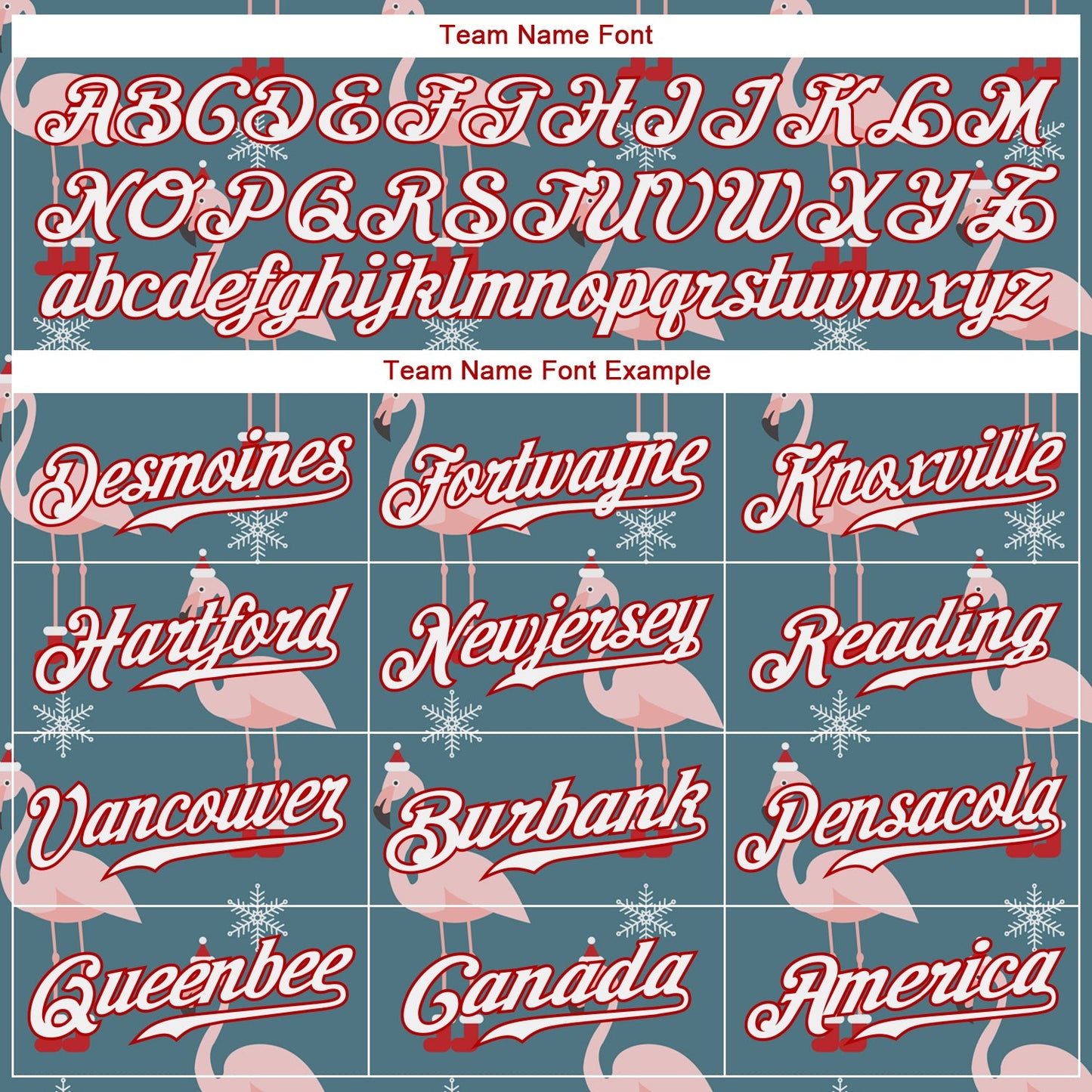 Custom Teal White-Red Christmas 3D Authentic Baseball Jersey - Sky-Custom