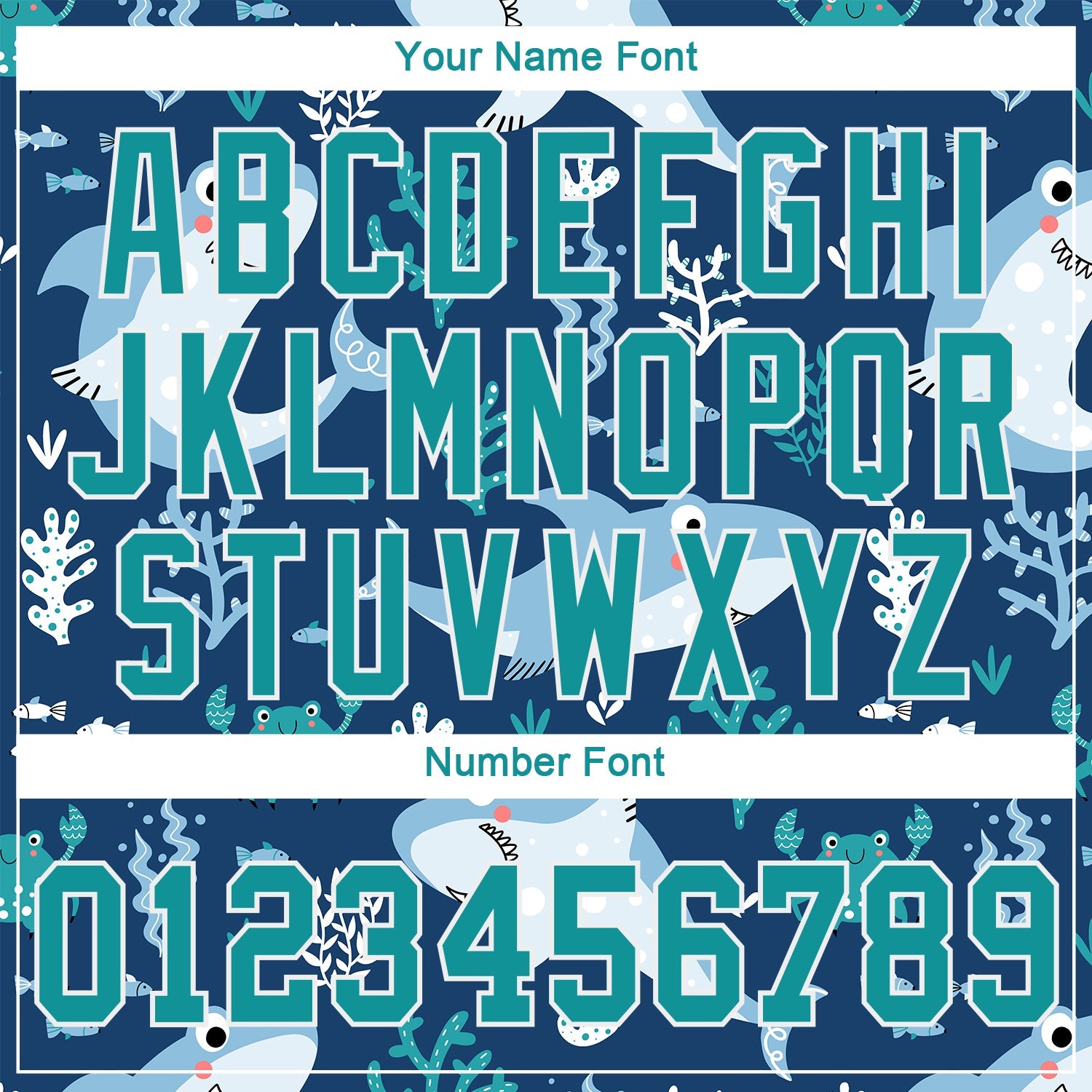 Custom Aqua Aqua-White 3D Pattern Design Sharks Authentic Baseball Jersey - Sky-Custom