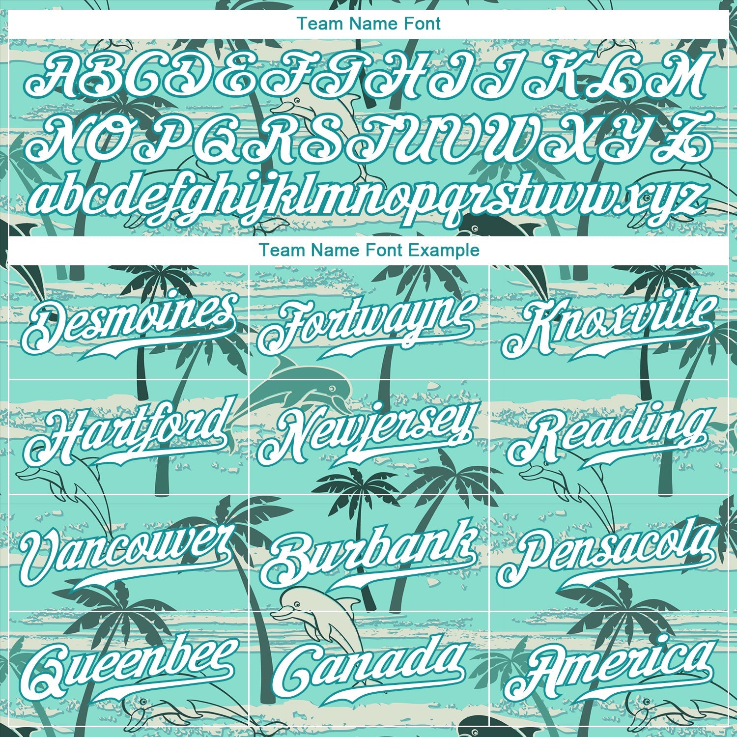 Custom Teal White-Aqua 3D Pattern Design Hawaii Palm Trees Authentic Baseball Jersey - Sky-Custom