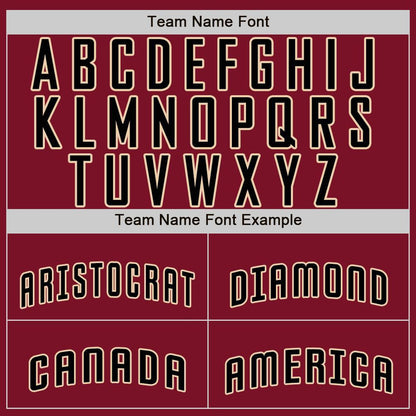 Custom Crimson Black-City Cream Baseball Jersey - Sky-Custom