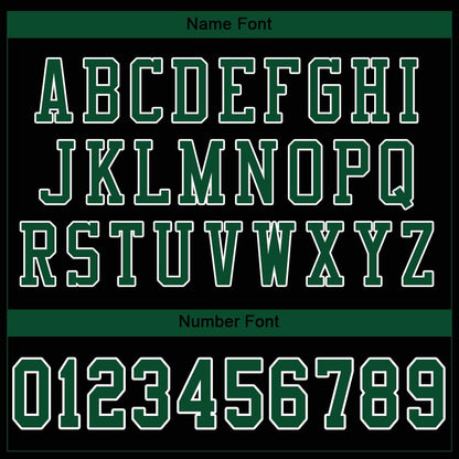 Custom Black Grass Green-White Mesh Authentic Football Jersey - Sky-Custom