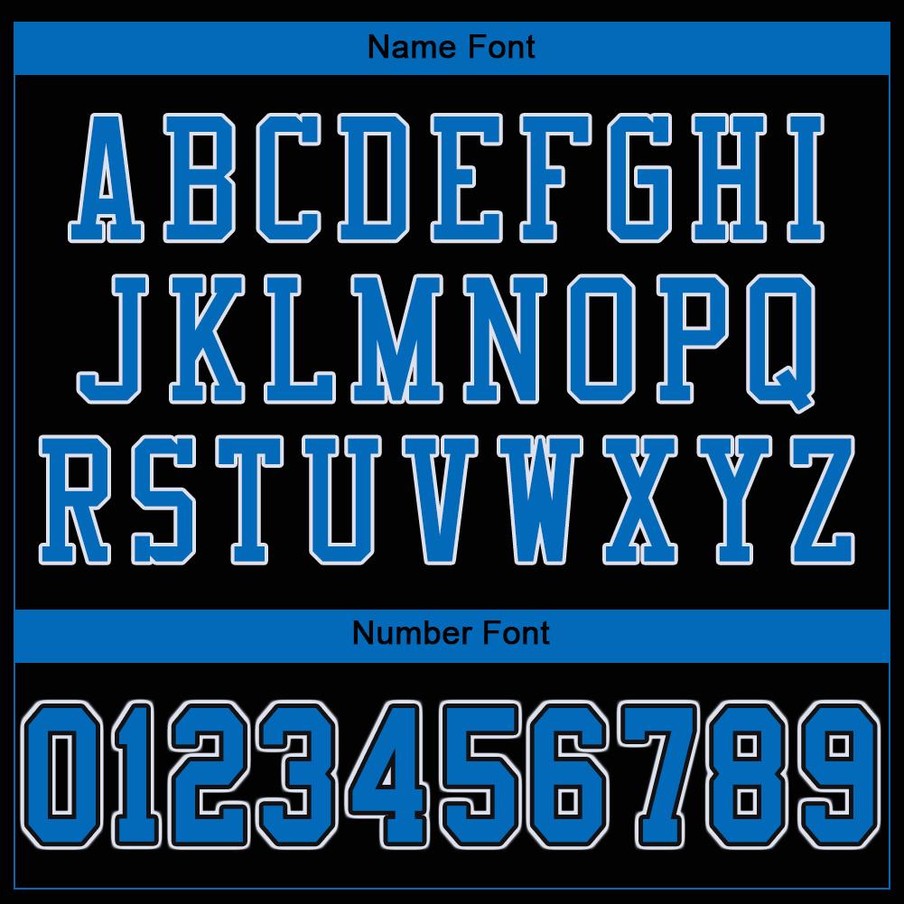 Custom Black Panther Blue-White Mesh Authentic Football Jersey - Sky-Custom
