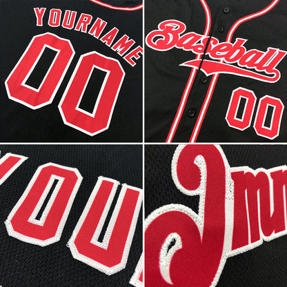 Custom Black Gray-Purple Authentic Baseball Jersey - Sky-Custom