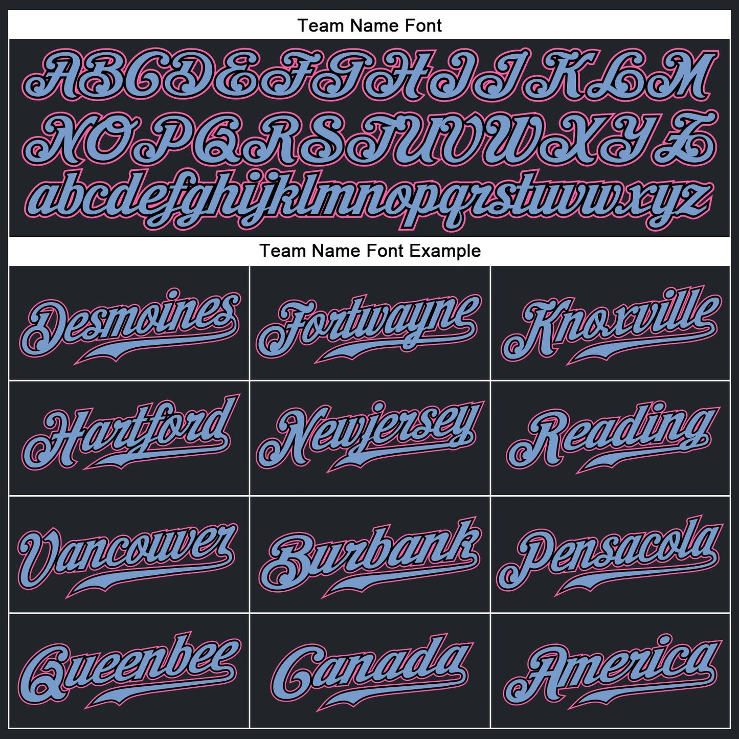 Custom Black Pink-Light Blue Authentic Baseball Jersey - Sky-Custom