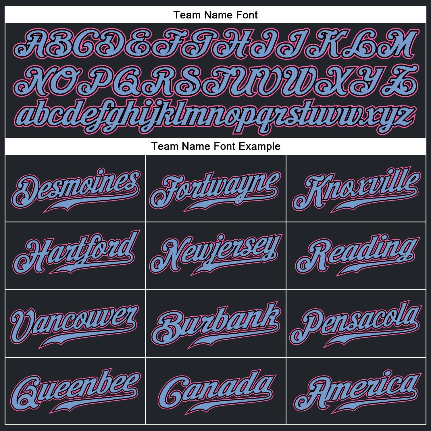 Custom Black Pink-Light Blue Authentic Baseball Jersey - Sky-Custom