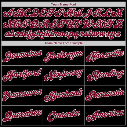 Custom Black White-Maroon Authentic Throwback Basketball Jersey - Sky-Custom
