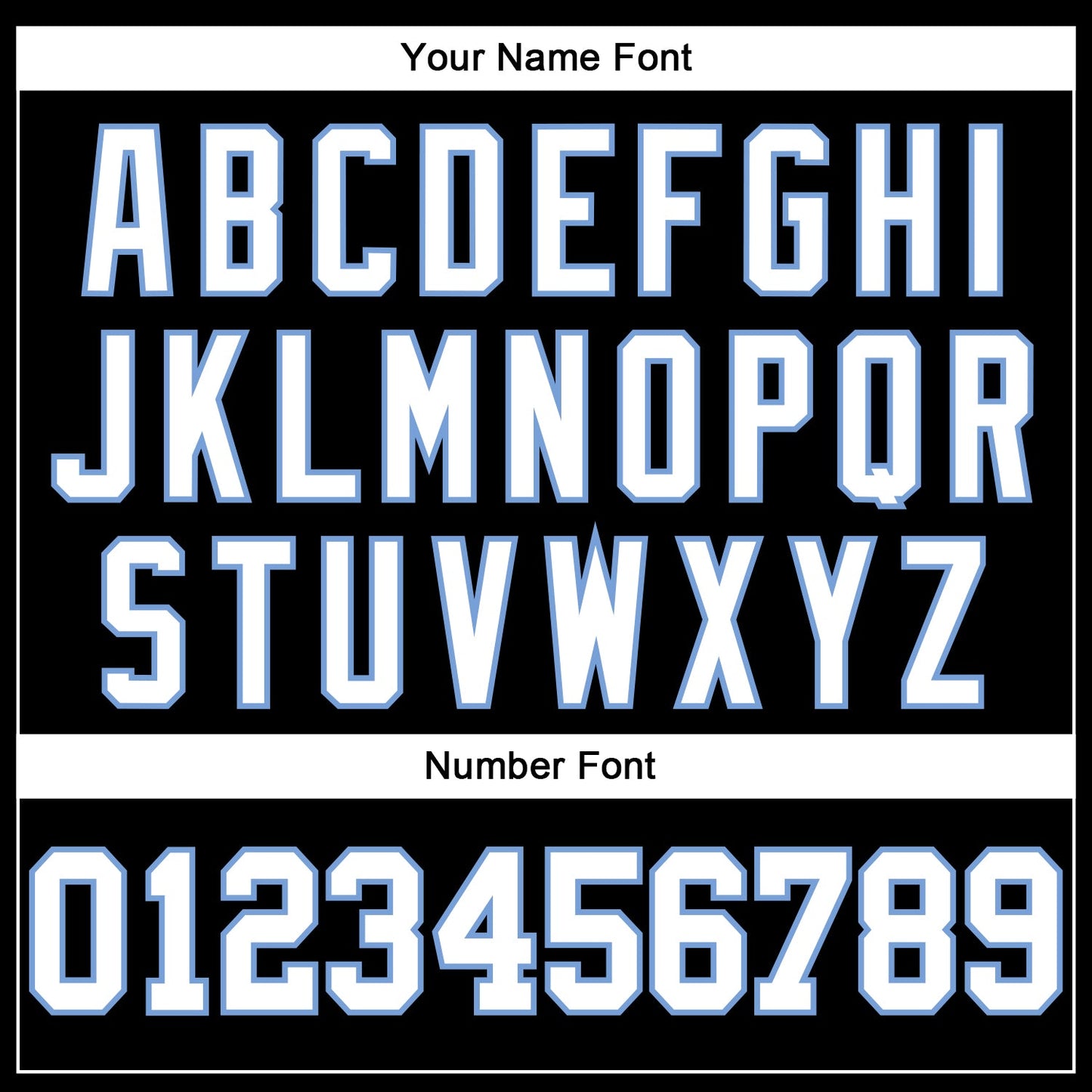 Custom Black White-Light Blue Mesh Authentic Throwback Football Jersey - Sky-Custom