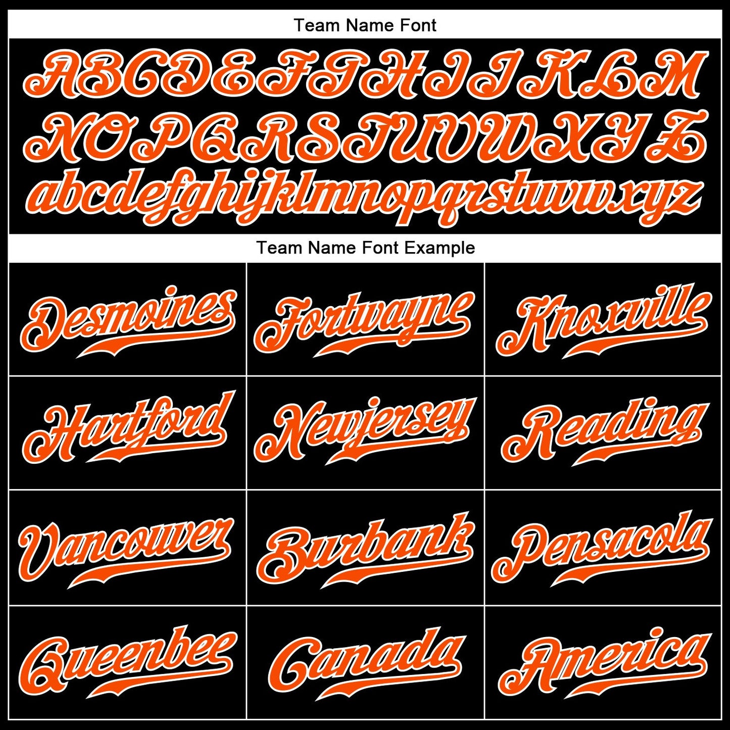Custom Black White Pinstripe Orange-White Authentic Baseball Jersey - Sky-Custom