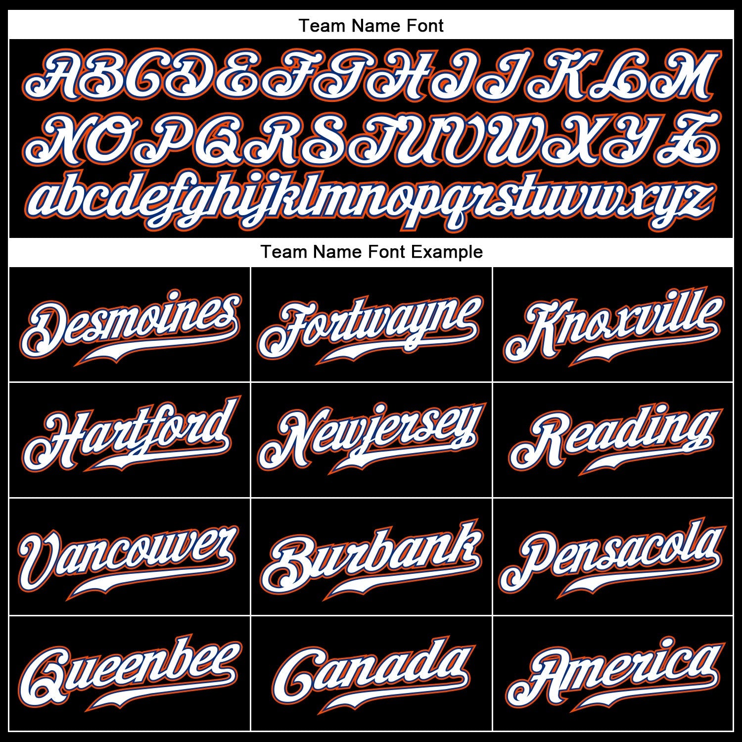 Custom Black White Pinstripe White-Orange Authentic Baseball Jersey - Sky-Custom
