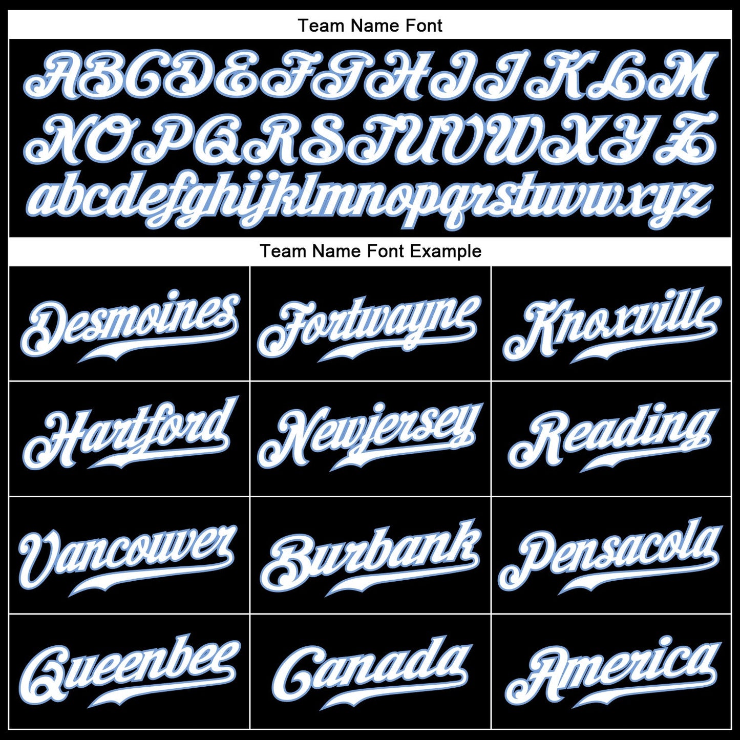 Custom Black White Pinstripe Light Blue-White Authentic Baseball Jersey - Sky-Custom