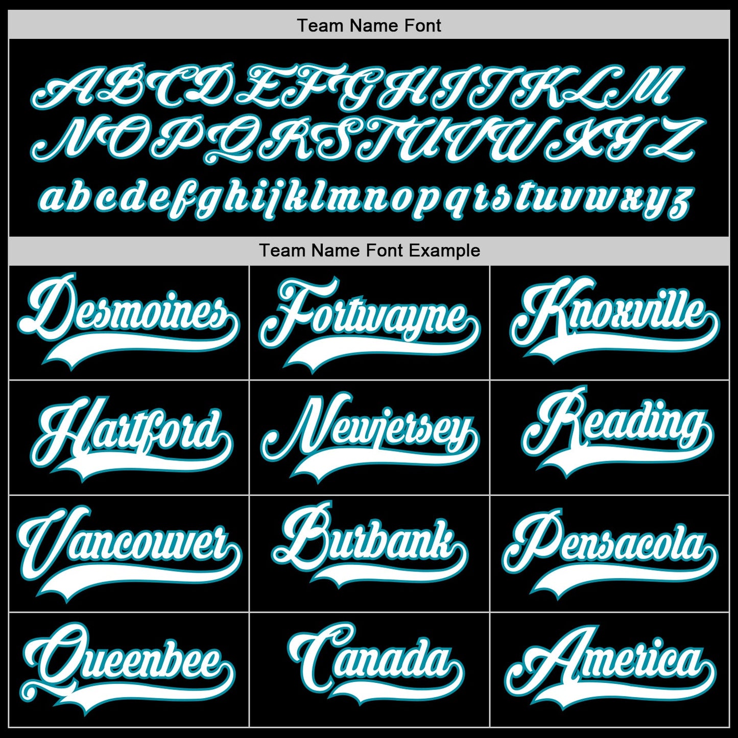 Custom Black White-Teal Hockey Jersey - Sky-Custom
