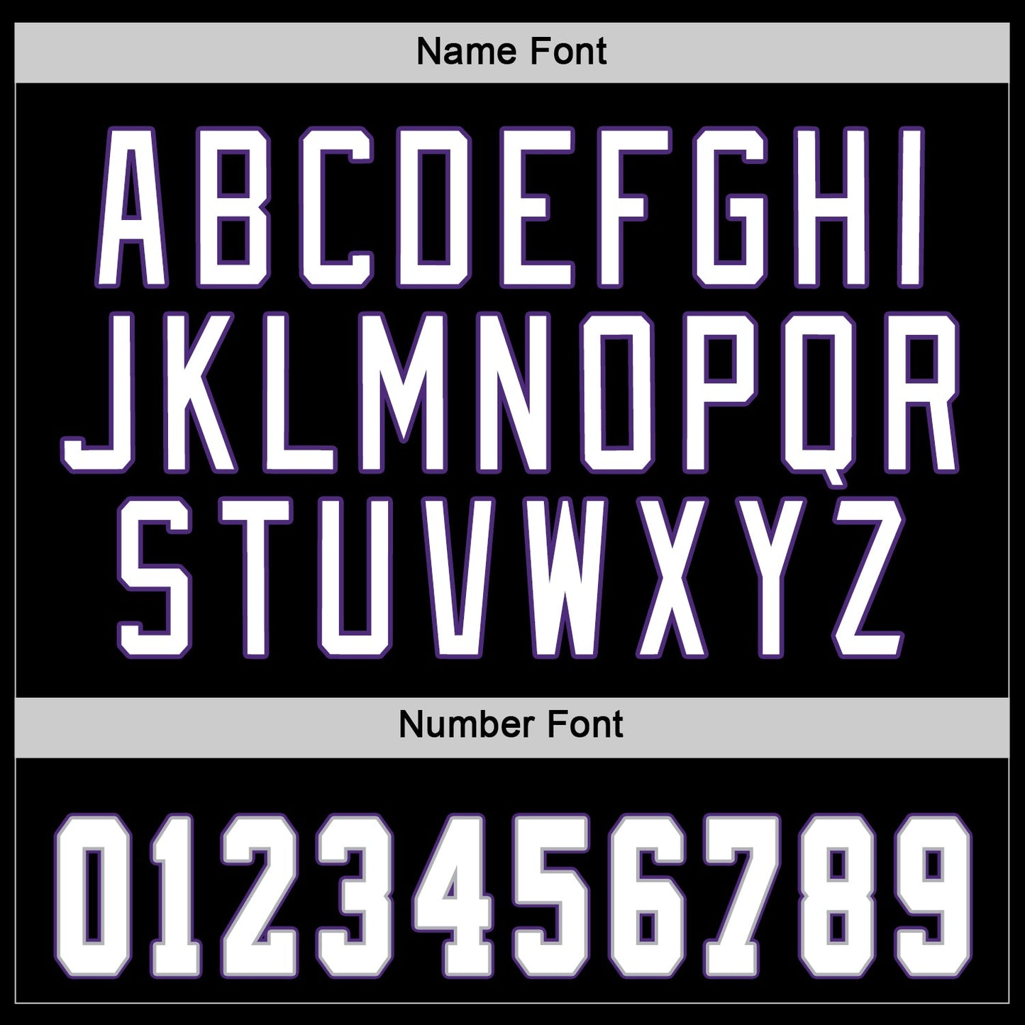 Custom Black White-Purple Hockey Jersey - Sky-Custom