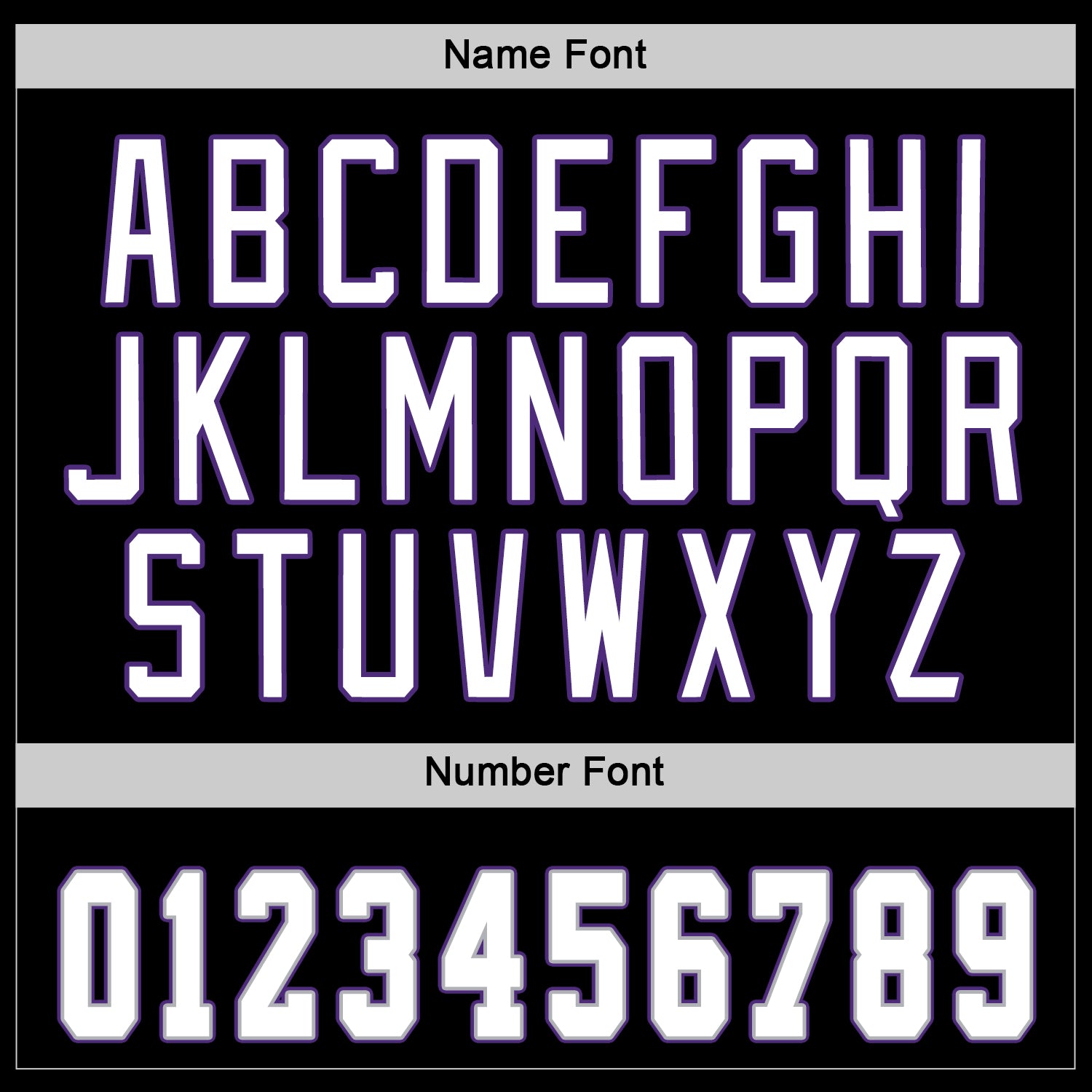 Custom Black White-Purple Hockey Jersey - Sky-Custom