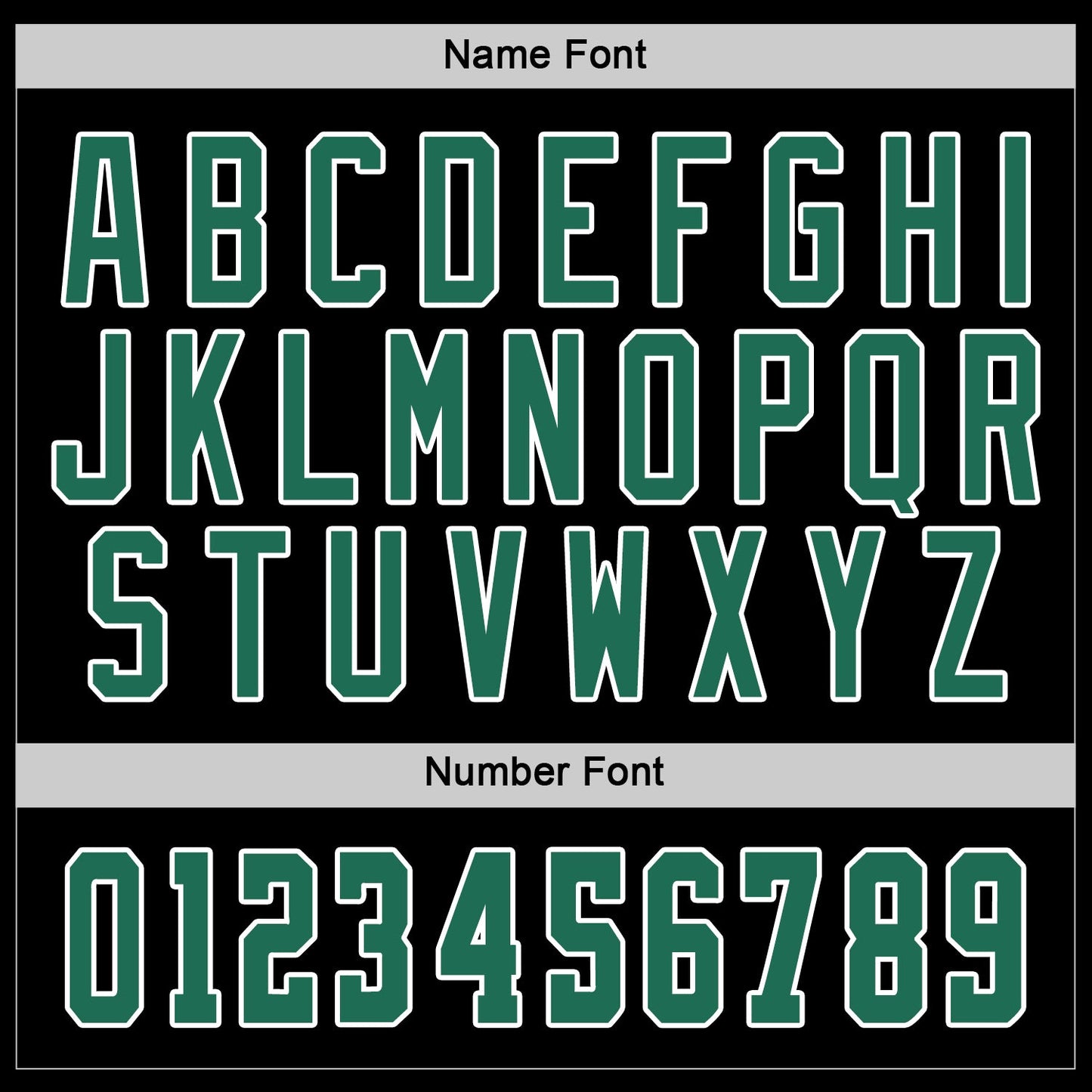 Custom Black Kelly Green-White Hockey Jersey - Sky-Custom