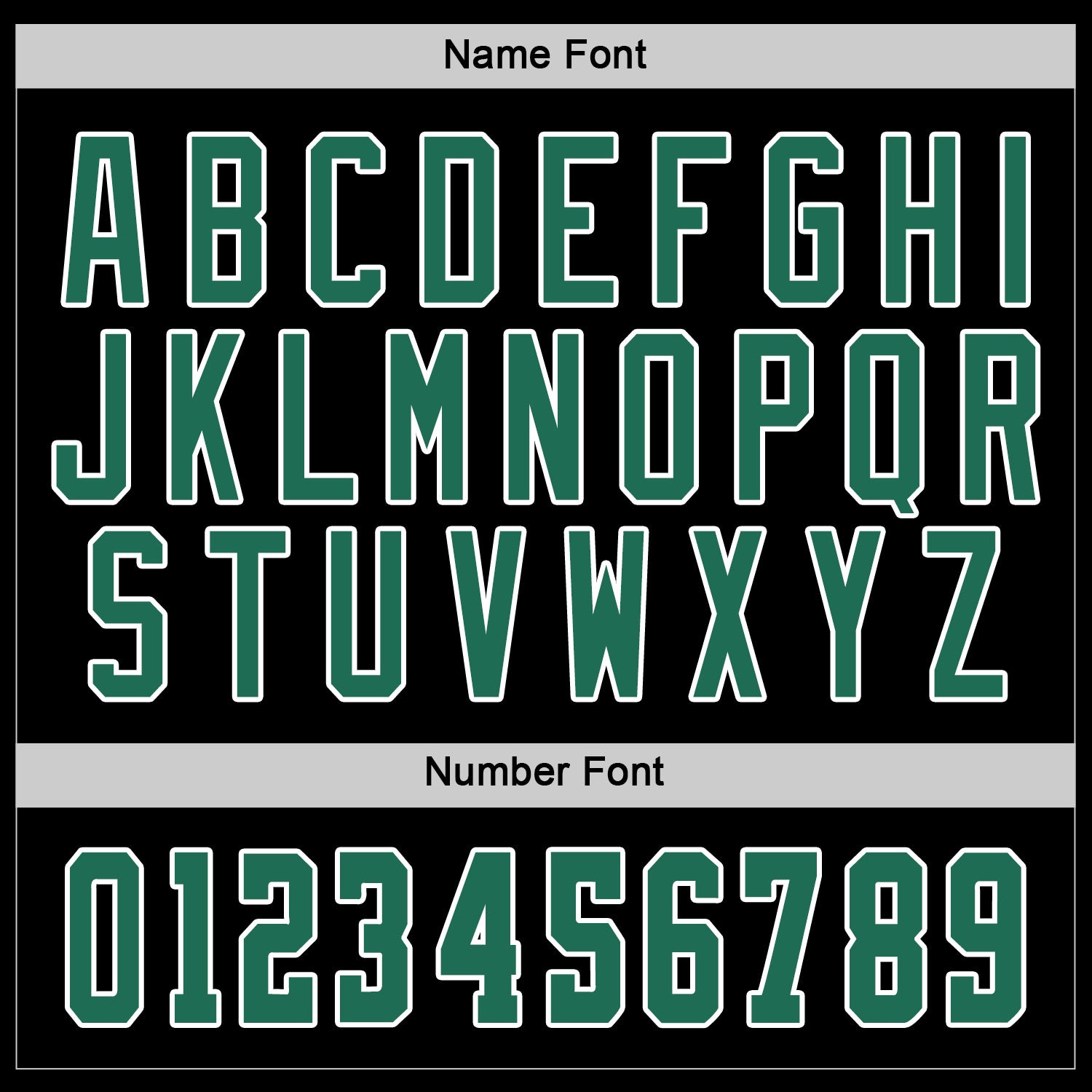 Custom Black Kelly Green-White Hockey Jersey - Sky-Custom