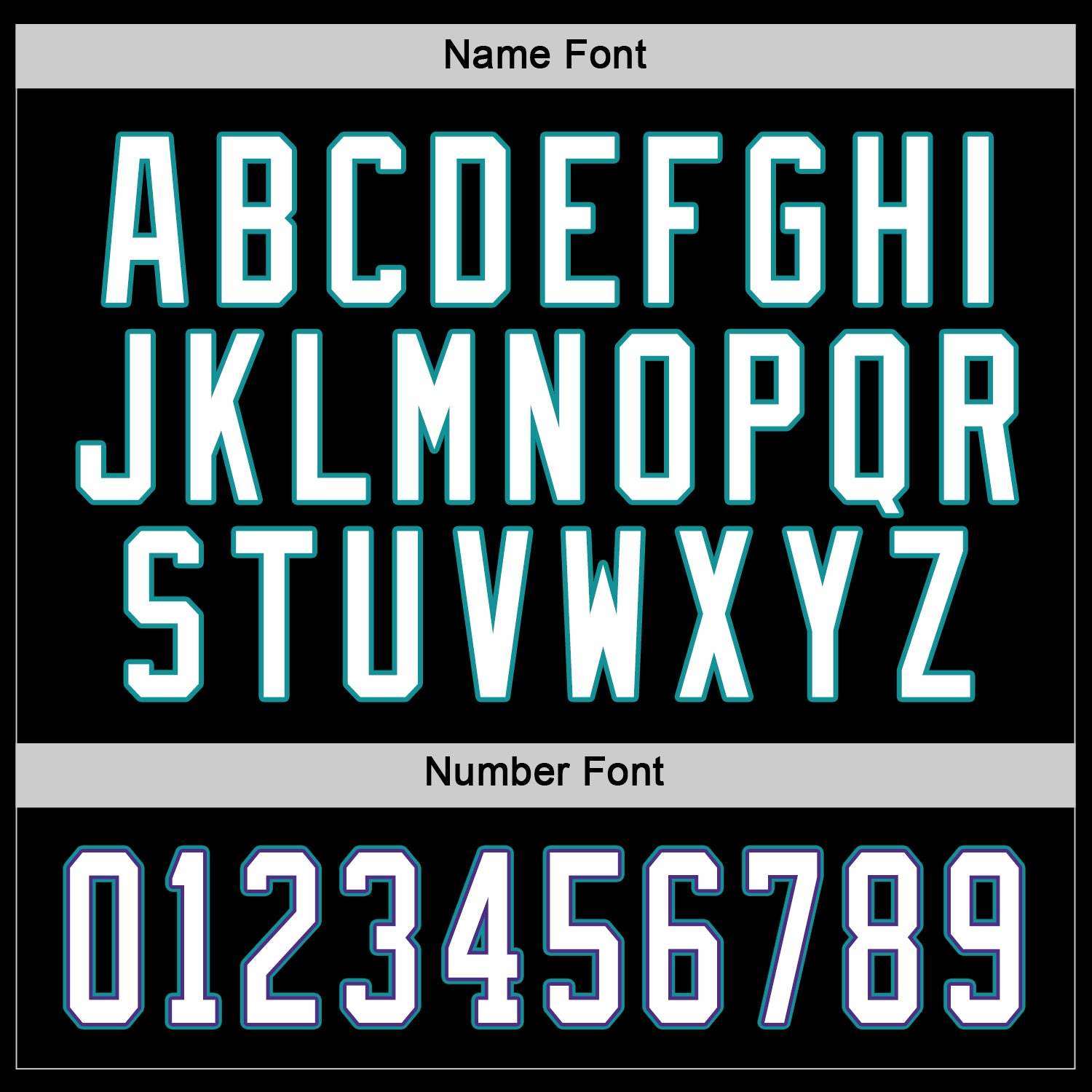 Custom Black White-Teal Hockey Jersey - Sky-Custom