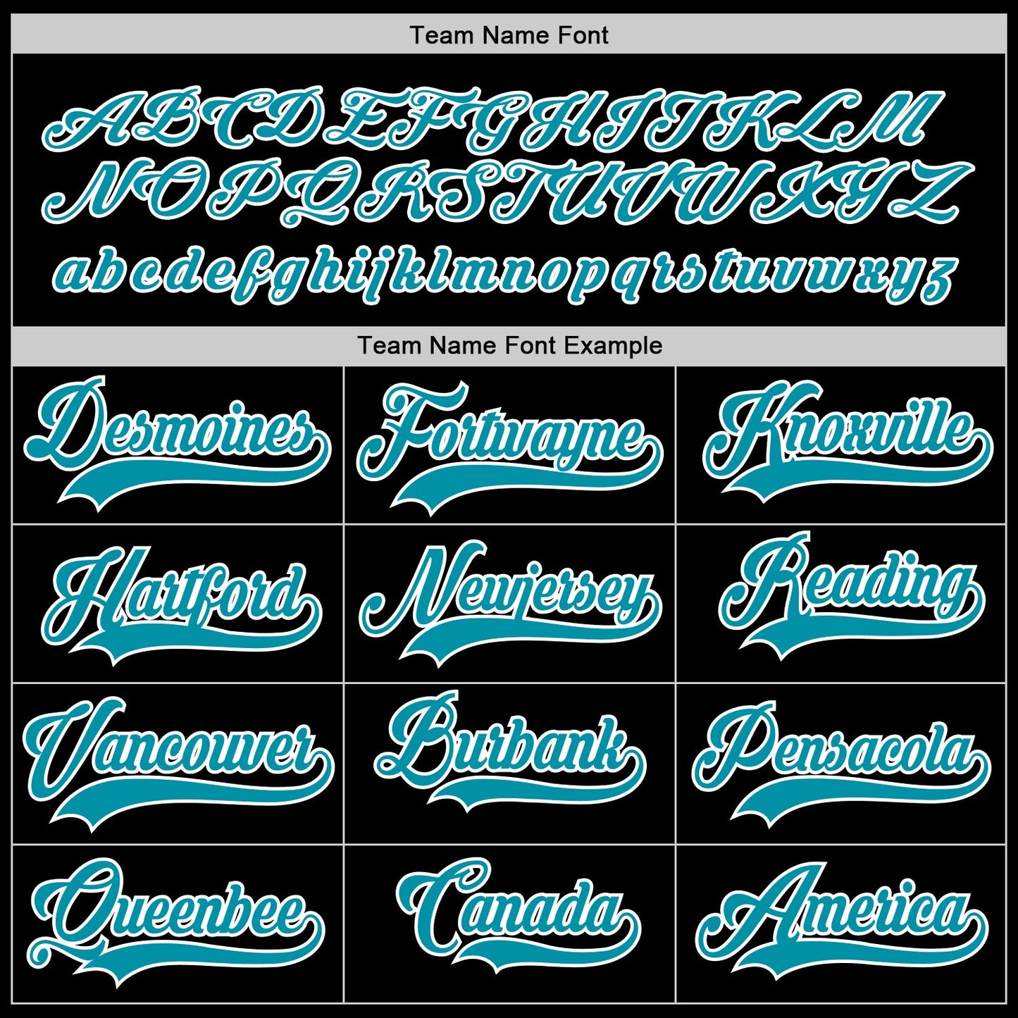 Custom Black Teal-White Hockey Jersey - Sky-Custom