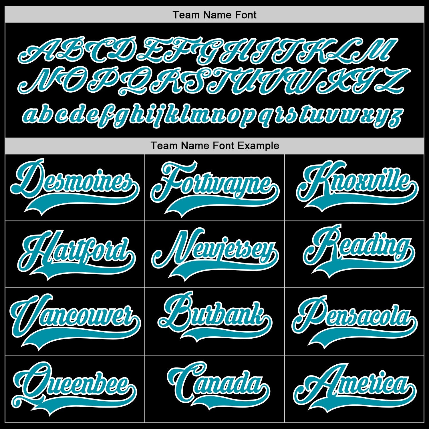 Custom Black Teal-White Hockey Jersey - Sky-Custom