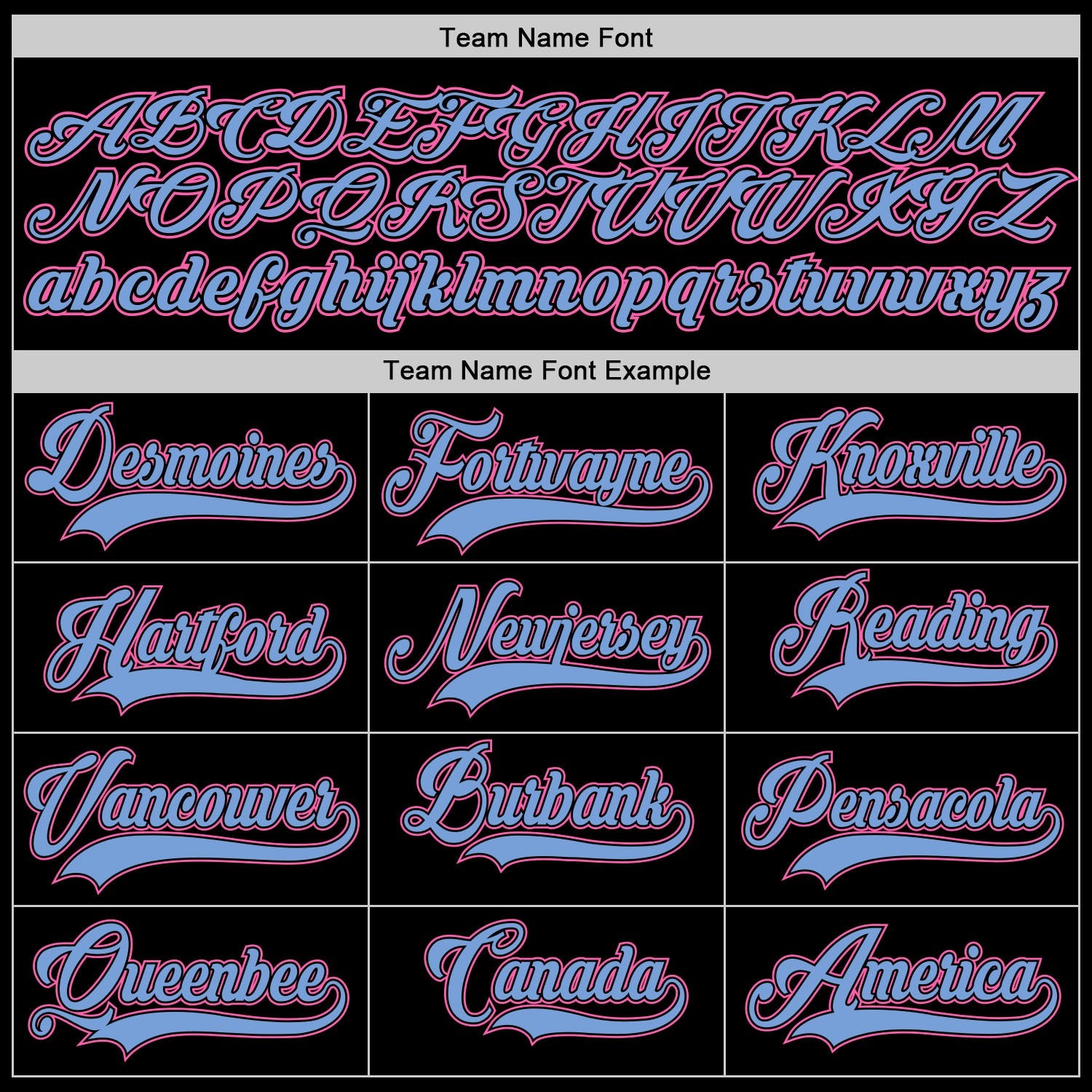 Custom Black Pink-Light Blue Authentic Baseball Jersey - Sky-Custom